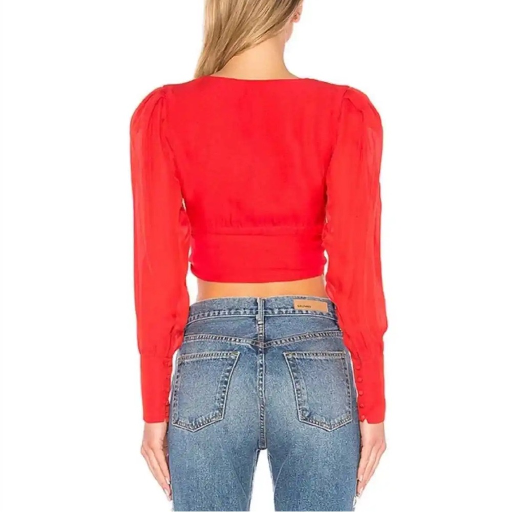 Revolve LPA Wrap Blouse - Picture 3 of 10